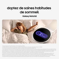 Montre intelligente LTE de 44 mm Samsung Galaxy Watch8 - Argenté