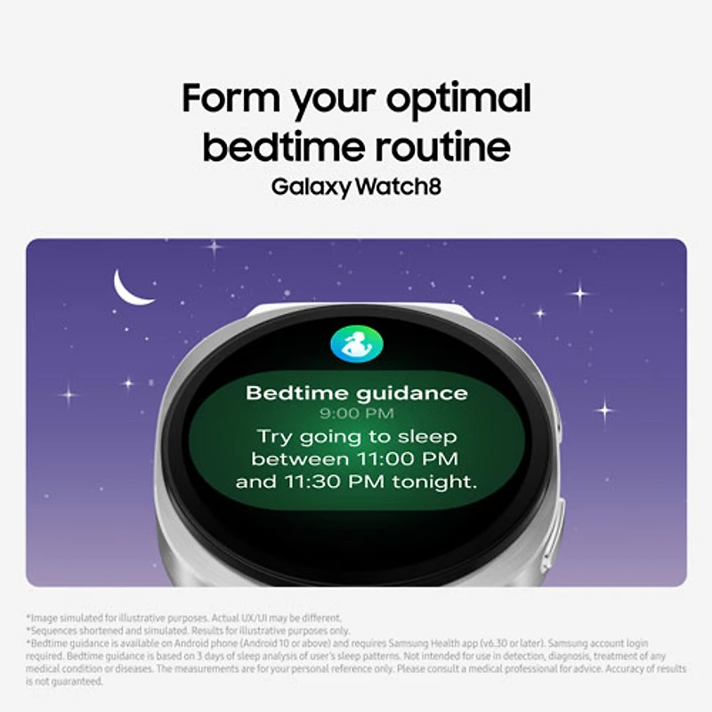 Montre intelligente LTE de 44 mm Samsung Galaxy Watch8 - Argenté