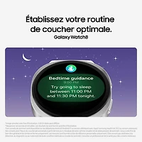 Montre intelligente LTE de 44 mm Samsung Galaxy Watch8 - Argenté