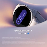 Montre intelligente LTE de 44 mm Samsung Galaxy Watch8 - Argenté