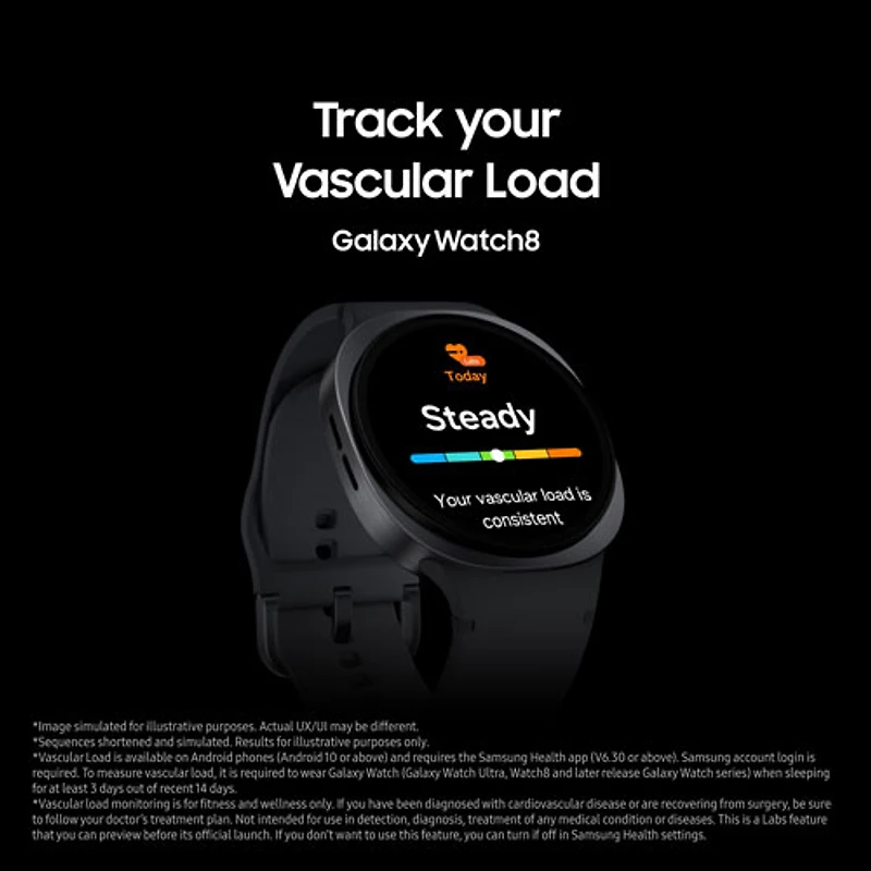 Samsung Galaxy Watch8 40mm LTE Smartwatch - Black