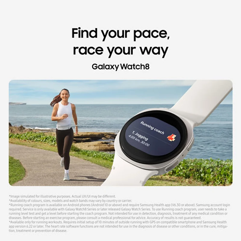 Samsung Galaxy Watch8 40mm Bluetooth Smartwatch - Black