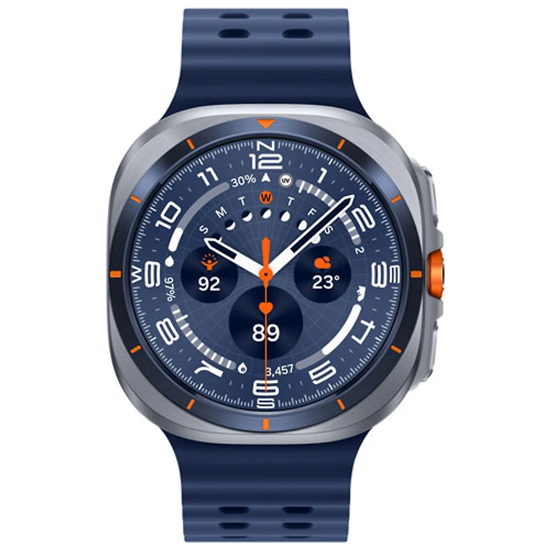 Montre intelligente LTE de 47 mm Galaxy Ultra de Samsung - Bleu titane