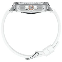 Montre intelligente LTE de 46 mm Galaxy Watch8 Classic de Samsung - Blanc