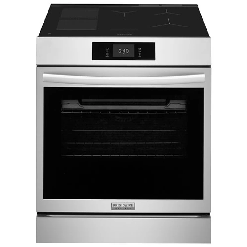 Frigidaire Gallery 30" 6.2 Cu. Ft. 5-Element Air Fry Induction Range with Stone-Baked Pizza (GCFI307CBF) - Stainless