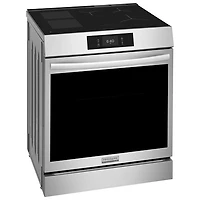 Frigidaire Gallery 30" 6.2 Cu. Ft. 5-Element Air Fry Induction Range with Stone-Baked Pizza (GCFI307CBF) - Stainless