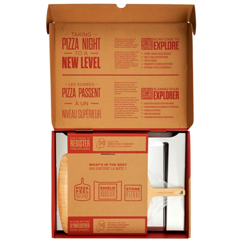 Cuisinière à induction à 5 éléments 30 po 6,2 pi³ Gallery de Frigidaire avec fonction de pizza cuite sur pierre (GCFI307CBF) - Acier inoxydable