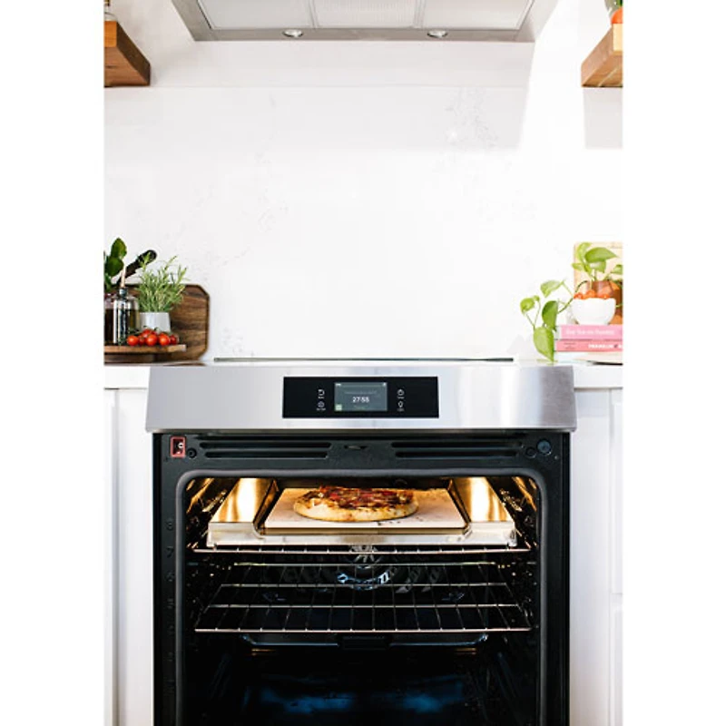 Cuisinière à induction 5 éléments friture à l'air 30 po 6,2 pi³ Gallery de Frigidaire avec option de pizza cuite sur pierre (GCFI307CBF) - Acier inoxydable