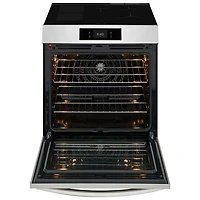 Frigidaire Gallery 30" 6.2 Cu. Ft. 5-Element Air Fry Induction Range with Stone-Baked Pizza (GCFI307CBF) - Stainless