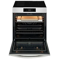 Frigidaire Gallery 30" 6.2 Cu. Ft. 5-Element Air Fry Induction Range with Stone-Baked Pizza (GCFI307CBF) - Stainless
