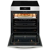 Frigidaire Gallery 30" 6.2 Cu. Ft. 5-Element Air Fry Induction Range with Stone-Baked Pizza (GCFI307CBF) - Stainless