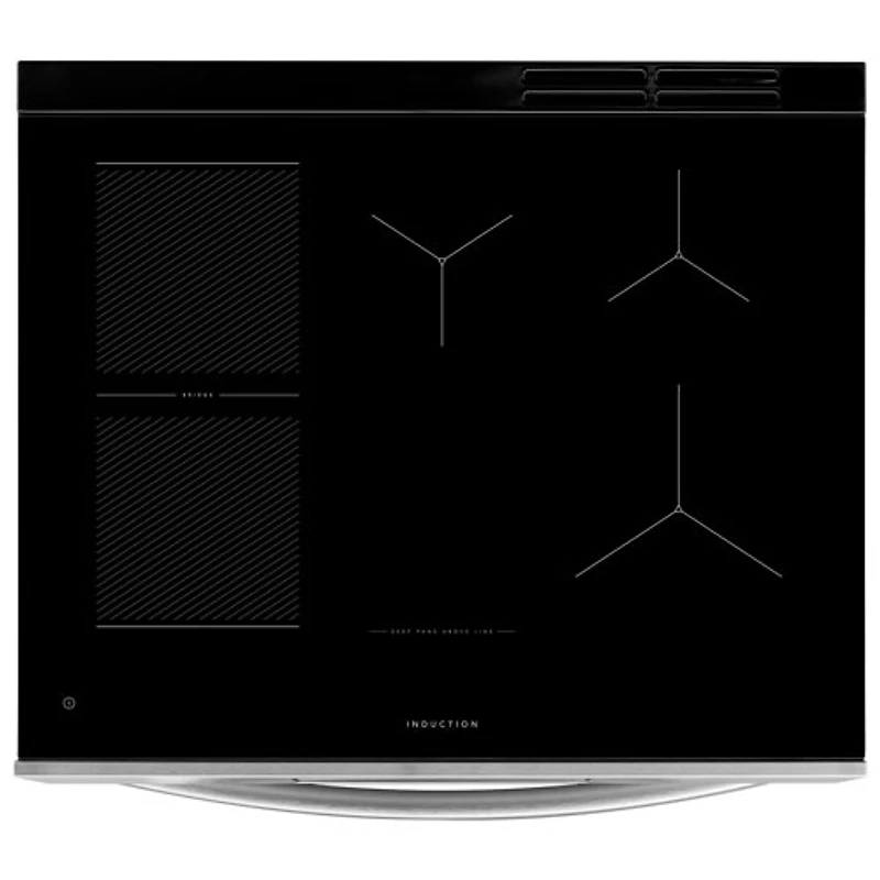 Cuisinière à induction à 5 éléments 30 po 6,2 pi³ Gallery de Frigidaire avec fonction de pizza cuite sur pierre (GCFI307CBF) - Acier inoxydable