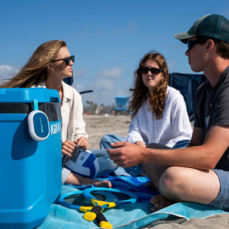 Haut-parleur de fête Bluetooth sans fil à l'épreuve des éclaboussures Pop de JLab - Bleu marine