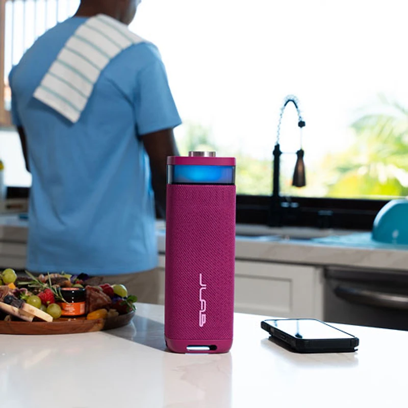 JLab JBuds Splashproof Bluetooth Wireless Party Speaker