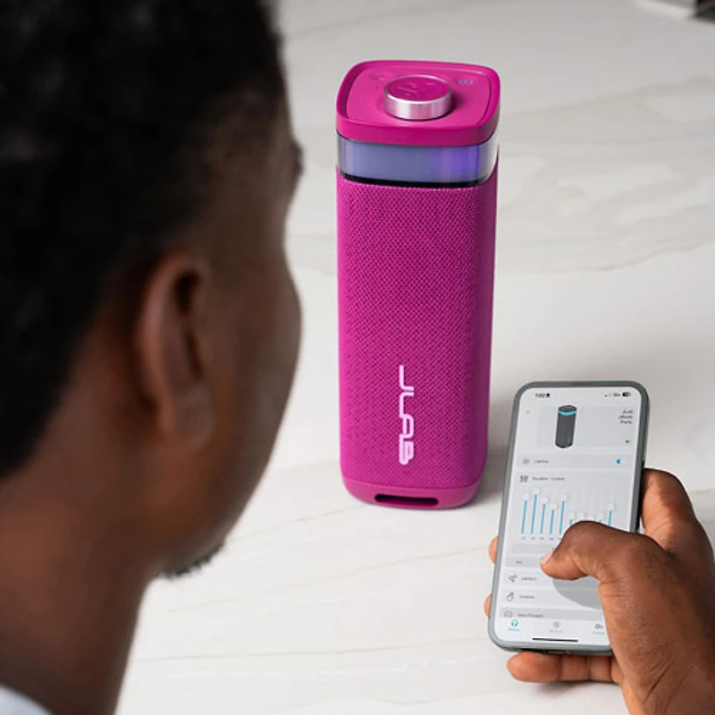 JLab JBuds Splashproof Bluetooth Wireless Party Speaker
