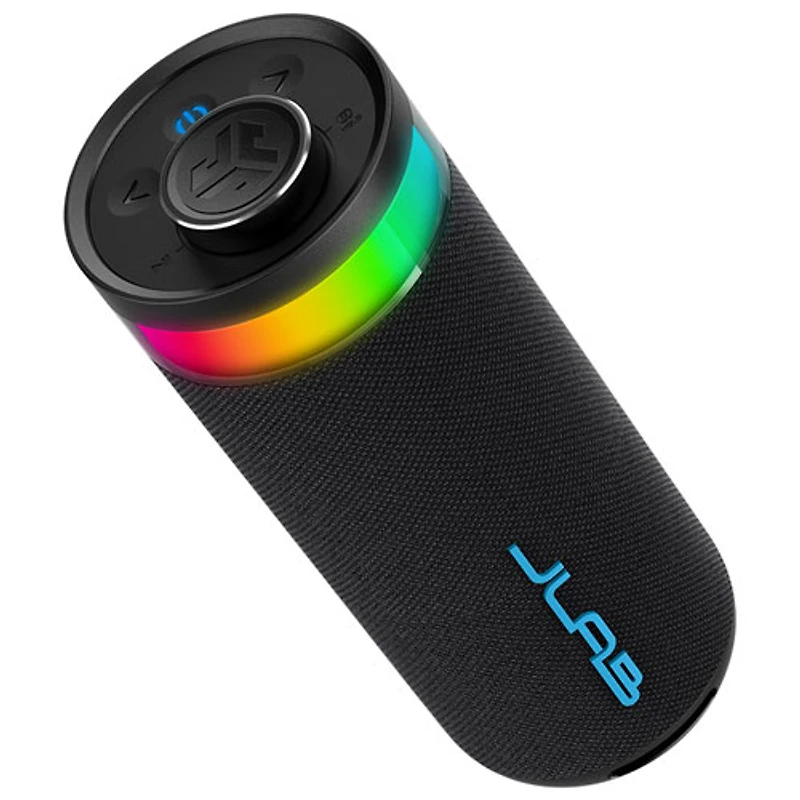 Haut-parleur de fête Bluetooth sans fil à l'épreuve des éclaboussures Go de JLab - Noir