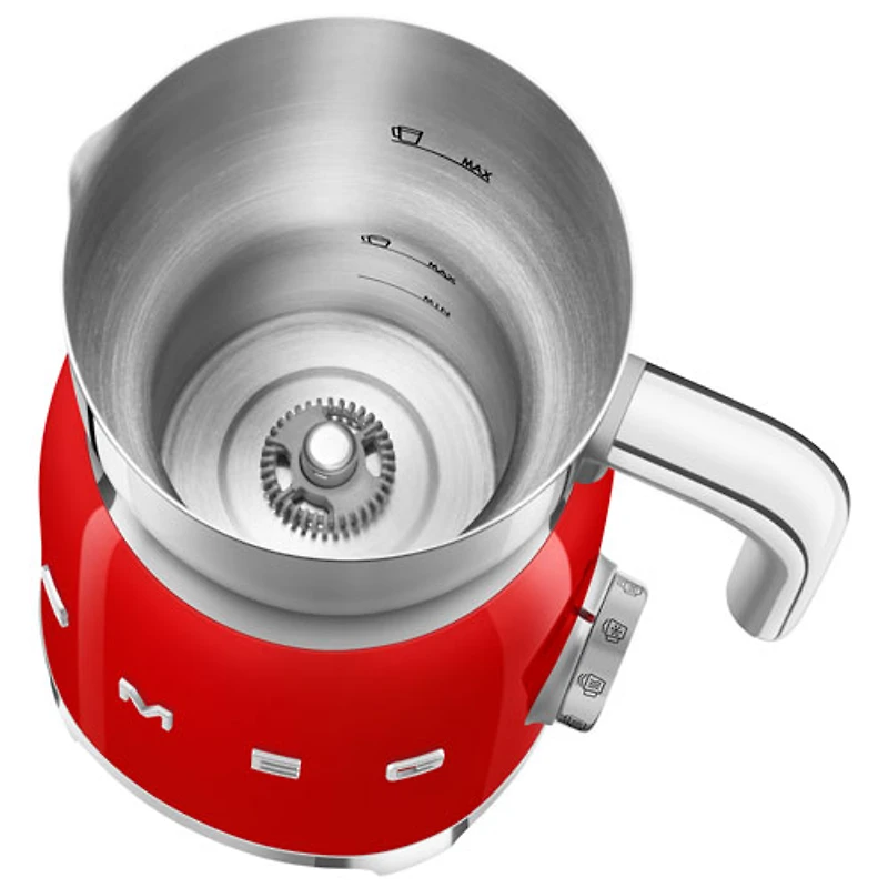 Mousseur à lait Années 50 de Smeg - Rouge
