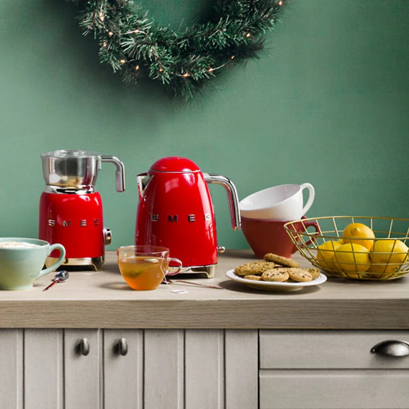 Mousseur à lait Années 50 de Smeg - Rouge