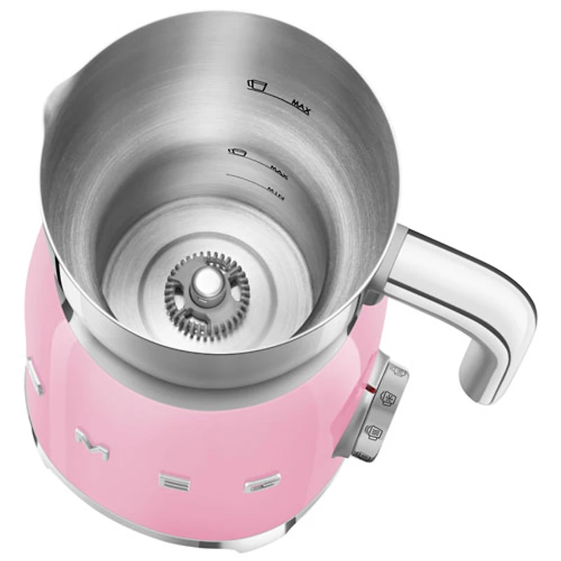 Mousseur à lait Années 50 de Smeg - Rose
