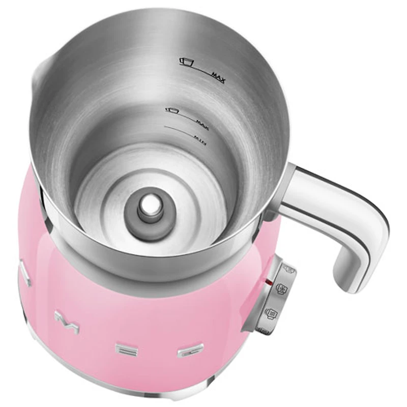 Mousseur à lait Années 50 de Smeg - Rose