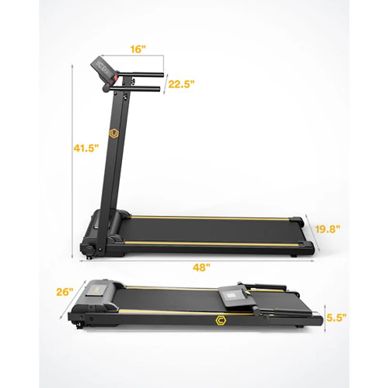 Tapis roulant repliable compact Foldi d'UREVO