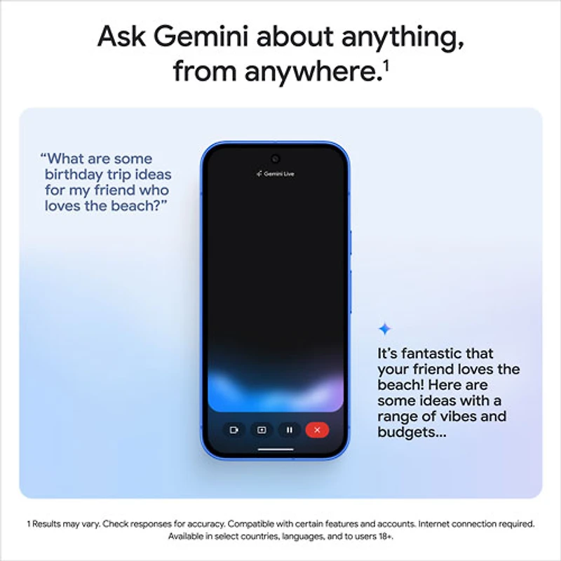 Pixel 10 de 256 Go de Google - Lilas - Téléphone intelligent Android déverrouillé avec Gemini