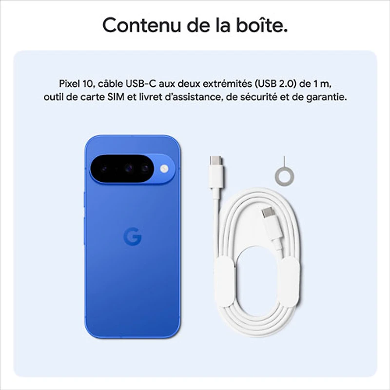 Pixel 10 128 Go de Google - Citronnelle - Déverrouillé