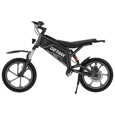 Gotrax Fitz Electric Dirt Bike (350W Motor/25km Battery Range/25km/h Top Speed) - Black