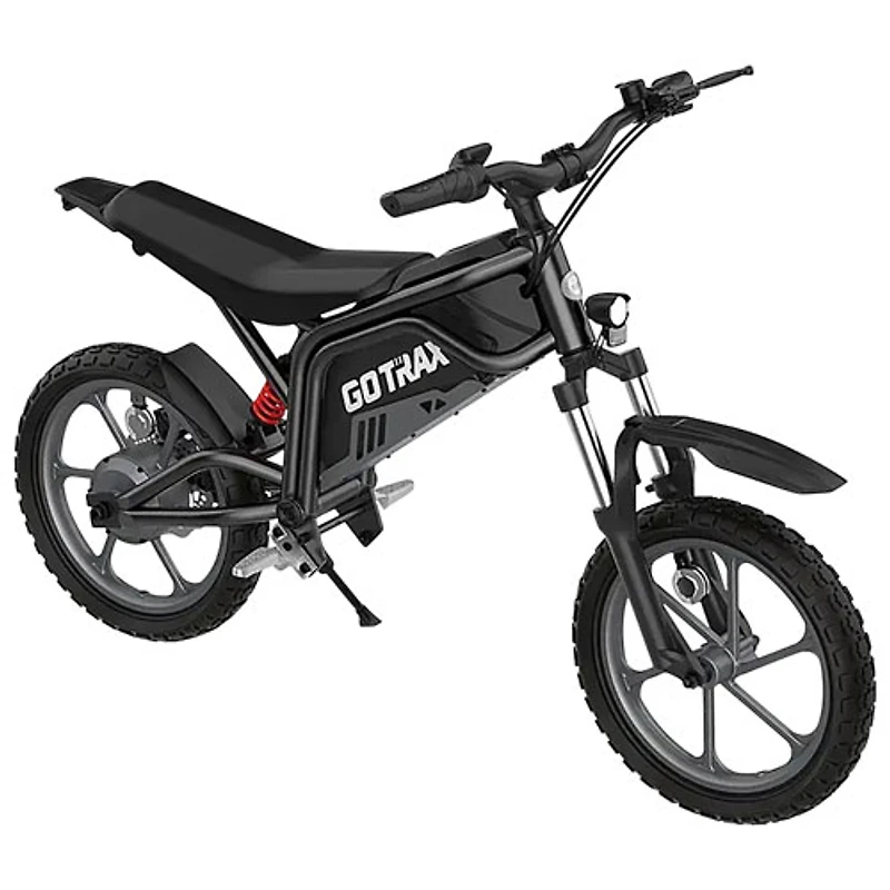 Gotrax Fitz Electric Dirt Bike (350W Motor/25km Battery Range/25km/h Top Speed) - Black