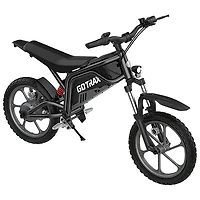 Gotrax Fitz Electric Dirt Bike (350W Motor/25km Battery Range/25km/h Top Speed) - Black