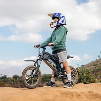 Gotrax Fitz Electric Dirt Bike (350W Motor/25km Battery Range/25km/h Top Speed) - Black