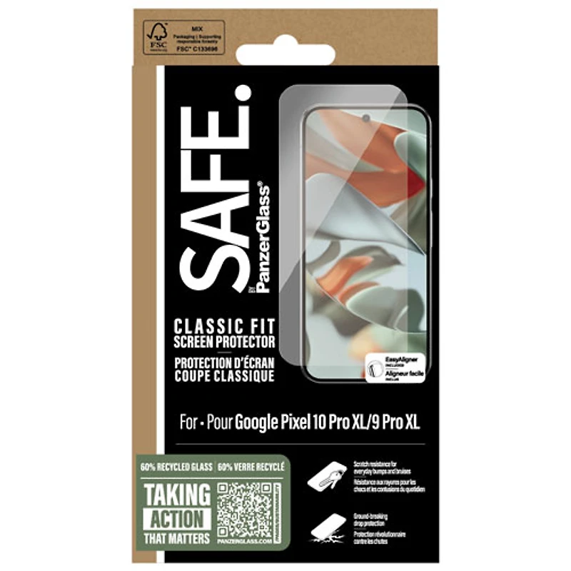 PanzerGlass Ultra-Wide Fit Glass Screen Protector for Pixel 10 Pro /9 Pro