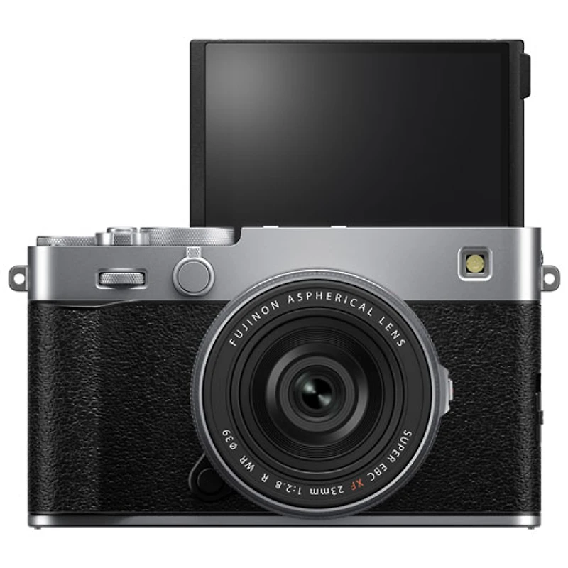 Appareil photo sans miroir X-E5 de Fujifilm à objectif XF 23 mm f/2,8 R WR - Argenté