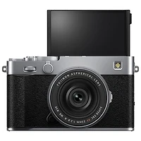 Appareil photo sans miroir X-E5 de Fujifilm à objectif XF 23 mm f/2,8 R WR - Argenté