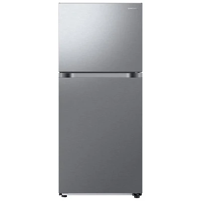 Boîte ouverte - Réfrigérateur à congélateur supérieur 30 po de Samsung avec mode AI Energy - Inox - Parfait état