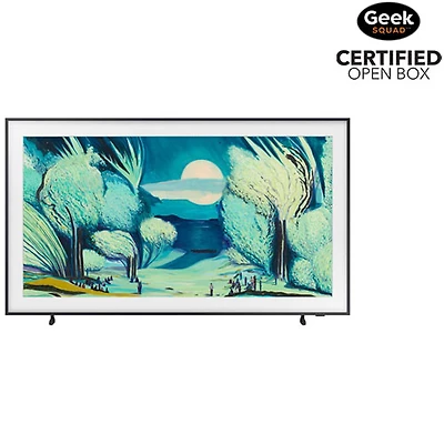 Boîte ouverte - Téléviseur intelligent Tizen HDR QLED UHD 4K 65 po The Frame de Samsung (QN65LS03FAFXZC) - 2025