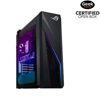 Boîte ouverte - Ordinateur de jeu G16CH d'ASUS - Gris (Core i7-14700F d'Intel/RAM 32 Go/SSD 1 To/GeForce RTX 4070S)