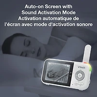 VTech 2.8" Video Baby Monitor with Night Light & Two-Way Communication (VM3258)