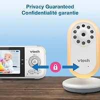 VTech 2.8" Video Baby Monitor with Night Light & Two-Way Communication (VM3258)