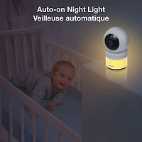 VTech 5" Video Baby Monitor with 2 Cameras, Pan/Tilt, Night Light & Two-Way Communication (VM5263-2)