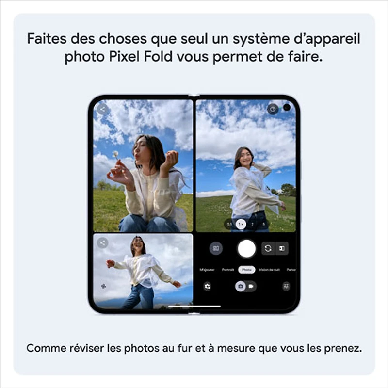 Pixel 10 Pro Fold Go de Google avec TELUS - Pierre de lune