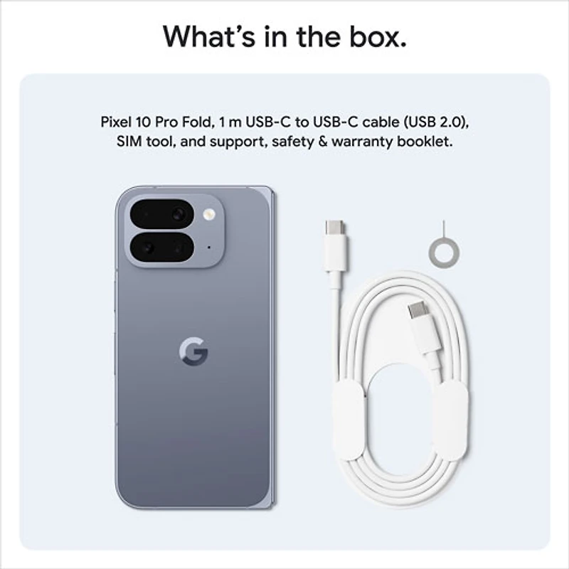 Pixel 10 Pro Fold Go de Google avec TELUS - Pierre de lune