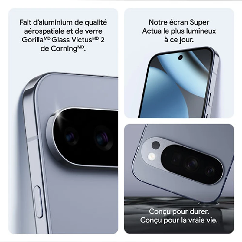 Pixel 10 Pro XL 256 Go de Google avec Koodo - Pierre de lune - Forfait Balance sélectionné