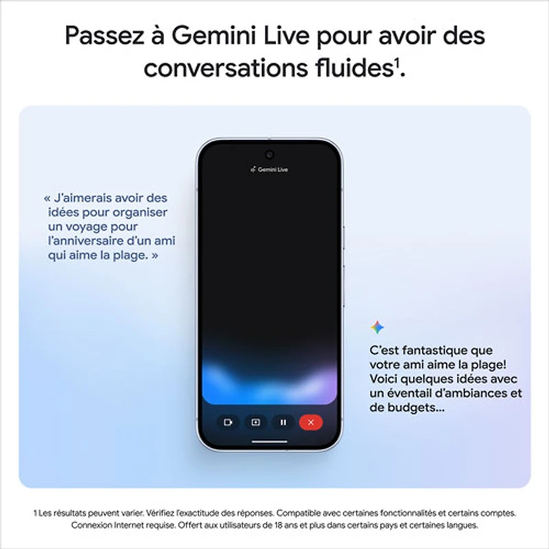 Pixel 10 Pro 128 Go de Google avec TELUS - Pierre de lune - Financement mensuel