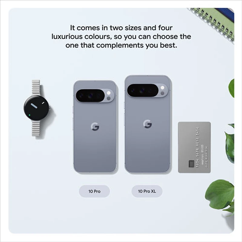 Pixel 10 Pro 128 Go de Google avec TELUS - Pierre de lune - Financement mensuel