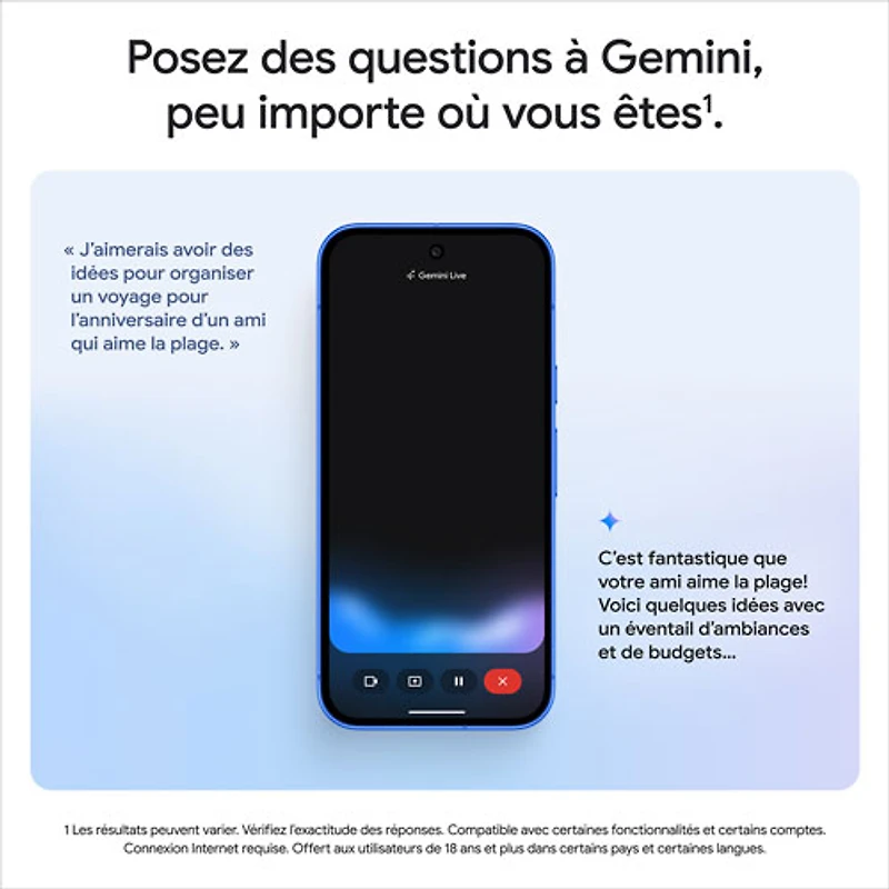 Pixel 10 Go de Google avec TELUS - Lilas