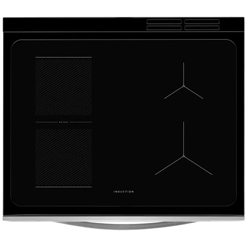 Cuisinière à induction autonome de 30 po avec convection à ventilateur et friture à air de 5,3 pi³ de Frigidaire (FCFI308CBS) - Acier inoxydable