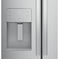GE Profile 33" 24.8 Cu. Ft. French Door Refrigerator with Water & Ice Dispenser (PFE24HYRCFS) - Stainless