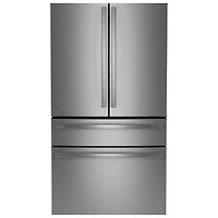 Réfrigérateur à deux portes 28,7 pi³ 36 po avec distributeur d'eau Profile de GE (PGE29BYTFS) - Acier inoxydable