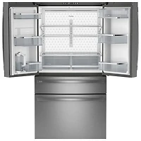 Réfrigérateur à deux portes 28,7 pi³ 36 po avec distributeur d'eau Profile de GE (PGE29BYTFS) - Acier inoxydable